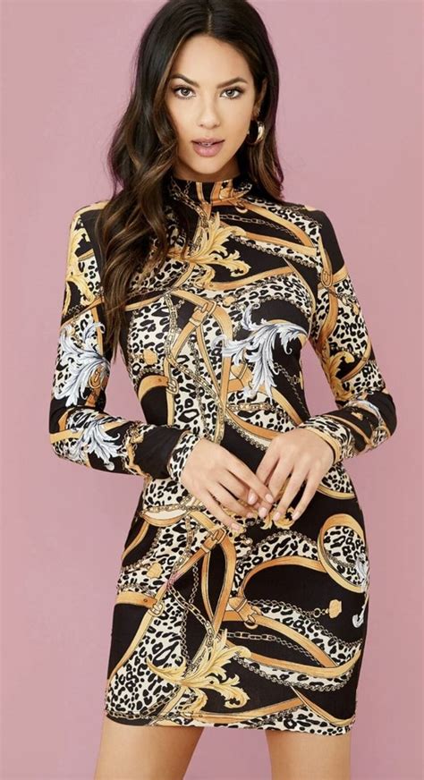 versace inspired dresses|versace cute dresses.